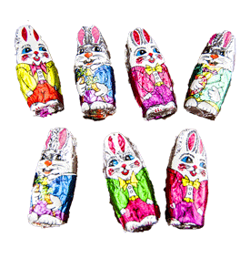 Easter Foiled Milk Chocolate Bunnies