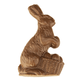 Easter 5.5 Inch Sitting Bunny Solid Chocolate